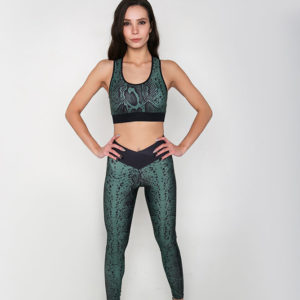 Леггинсы mansen Green Snake