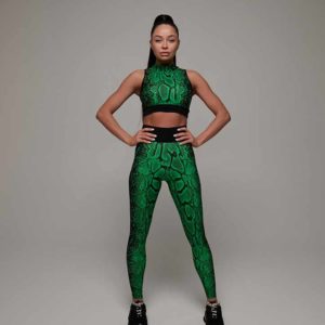 Леггинсы SNAKE 2.0 GREEN